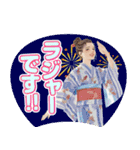 推しうちわになったぷらざガールズ（個別スタンプ：24）