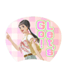 推しうちわになったぷらざガールズ（個別スタンプ：26）