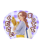 推しうちわになったぷらざガールズ（個別スタンプ：29）