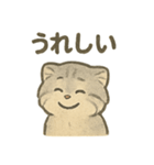 ふわふわマヌルの日常スタンプ（個別スタンプ：17）