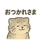 ふわふわマヌルの日常スタンプ（個別スタンプ：22）