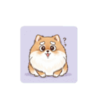 文字ありver. ポメラニアン（日常使い）（個別スタンプ：30）