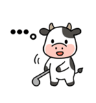 関西弁の牛ゴルフ（個別スタンプ：34）