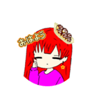 頭にたこ焼き乗ってる人（個別スタンプ：7）