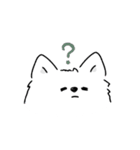 サモエドさんの顔（個別スタンプ：5）
