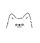 サモエドさんの顔（個別スタンプ：11）
