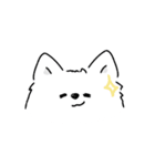 サモエドさんの顔（個別スタンプ：16）
