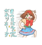 ヘタカワ！？ 水玉だいすき 水瑞たま子ちゃん（個別スタンプ：21）