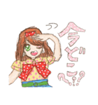 ヘタカワ！？ 水玉だいすき 水瑞たま子ちゃん（個別スタンプ：23）