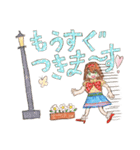 ヘタカワ！？ 水玉だいすき 水瑞たま子ちゃん（個別スタンプ：24）