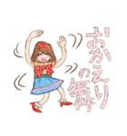 ヘタカワ！？ 水玉だいすき 水瑞たま子ちゃん（個別スタンプ：28）