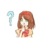 ヘタカワ！？ 水玉だいすき 水瑞たま子ちゃん（個別スタンプ：33）