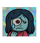 キラキラおどろキズお岩さん@SFW（個別スタンプ：2）