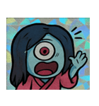 キラキラおどろキズお岩さん@SFW（個別スタンプ：4）