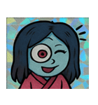 キラキラおどろキズお岩さん@SFW（個別スタンプ：6）