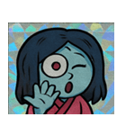 キラキラおどろキズお岩さん@SFW（個別スタンプ：7）