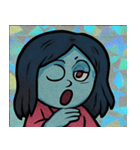 キラキラおどろキズお岩さん@SFW（個別スタンプ：8）