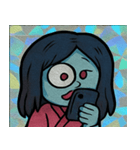 キラキラおどろキズお岩さん@SFW（個別スタンプ：10）