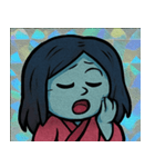 キラキラおどろキズお岩さん@SFW（個別スタンプ：11）