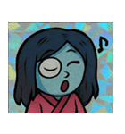 キラキラおどろキズお岩さん@SFW（個別スタンプ：12）