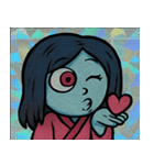 キラキラおどろキズお岩さん@SFW（個別スタンプ：15）