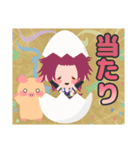 刀剣乱舞 X ぶーぶーちゃん コラボスタンプ（個別スタンプ：15）