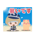 刀剣乱舞 X ぶーぶーちゃん コラボスタンプ（個別スタンプ：17）