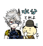 刀剣男士とパグ審神者の仲良し本丸2（個別スタンプ：3）