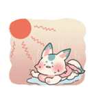 ふわっと本丸生活・こんとまめ2（個別スタンプ：9）
