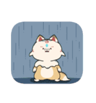 ふわっと本丸生活・こんとまめ2（個別スタンプ：18）