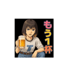 酒呑み海希ちゃんスタンプ（個別スタンプ：6）