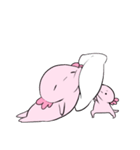 ネガティブなんだかゆるいウーパールーパー（個別スタンプ：11）