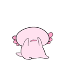 ネガティブなんだかゆるいウーパールーパー（個別スタンプ：22）
