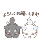 もちぷあチンチラ しろぷあ＆くろぷあ（個別スタンプ：9）