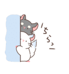 もちぷあチンチラ しろぷあ＆くろぷあ（個別スタンプ：40）