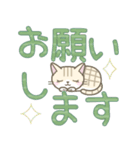 【デカ文字】ずっと使えるかわいい☆トラ猫（個別スタンプ：23）