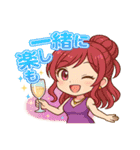 キラかわキャバ嬢☆チビスタンプ（個別スタンプ：6）