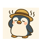 もちもちペンギンの夏あいさつ（個別スタンプ：16）