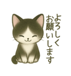 ハチワレ子猫の毎日スタンプ（個別スタンプ：10）