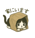 ハチワレ子猫の毎日スタンプ（個別スタンプ：26）