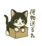 ハチワレ子猫の毎日スタンプ（個別スタンプ：27）