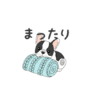 フレンチブルドッグ（パイド、白黒）（個別スタンプ：28）