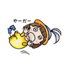 おかっぱ頭のバニーちゃん11（個別スタンプ：3）