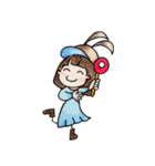 おかっぱ頭のバニーちゃん11（個別スタンプ：4）