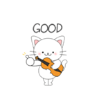 猫とバイオリン（個別スタンプ：1）