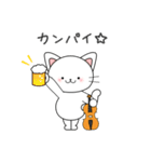 猫とバイオリン（個別スタンプ：8）
