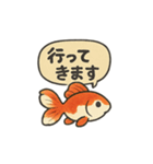 おしゃべり金魚の可愛いスタンプ（個別スタンプ：28）