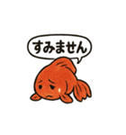 おしゃべり金魚の可愛いスタンプ（個別スタンプ：38）