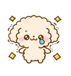 トイプードル♡デカ文字リアクション（個別スタンプ：9）