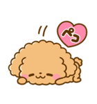 トイプードル♡デカ文字リアクション（個別スタンプ：26）